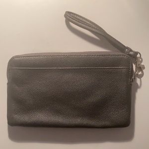 Metallic Gray Tignanello Wallet